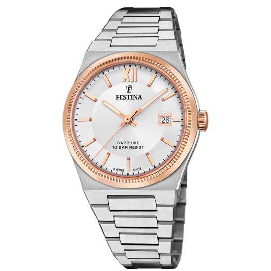 Orologio Festina Uomo Swiss Made in Acciaio F20036/1 - F20036/1